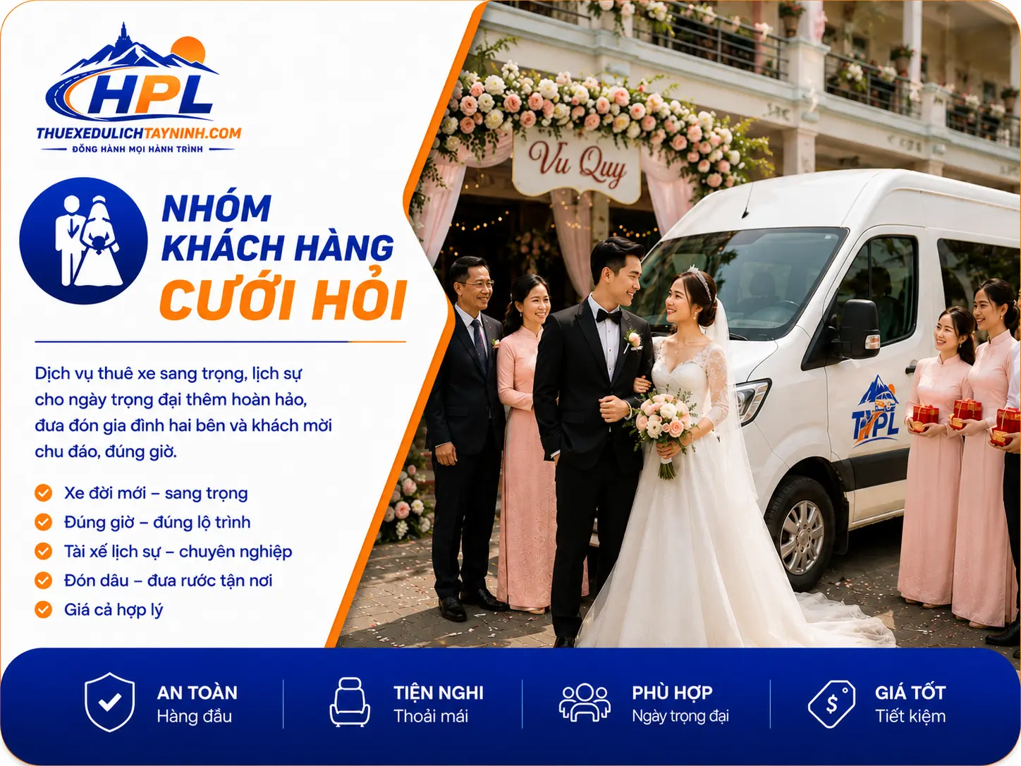 Khách hàng cưới hỏi HPL thuexedulichtayninh_com