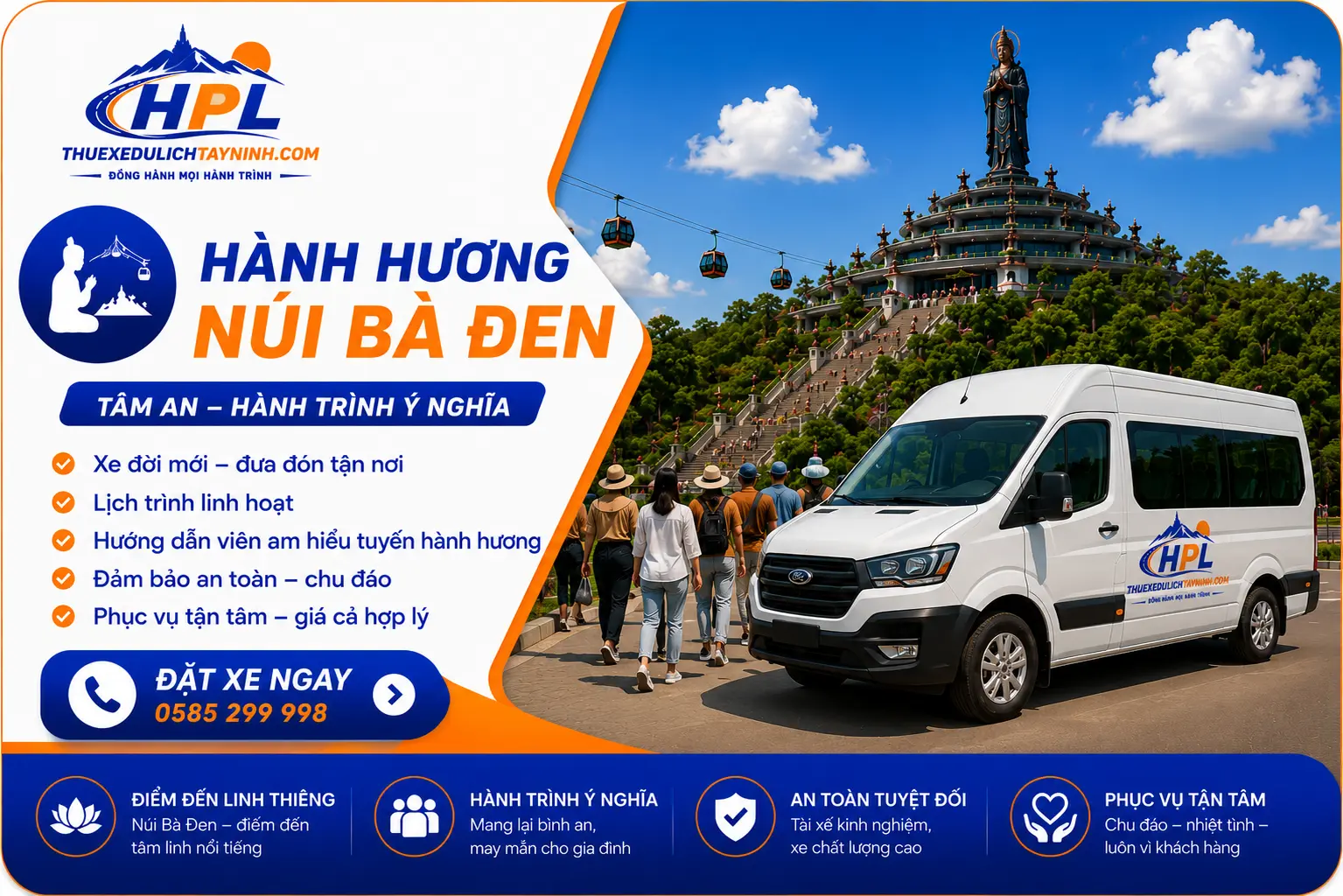 Thuê xe hành hương núi bà đen thuexedulichtayninh_com HPL